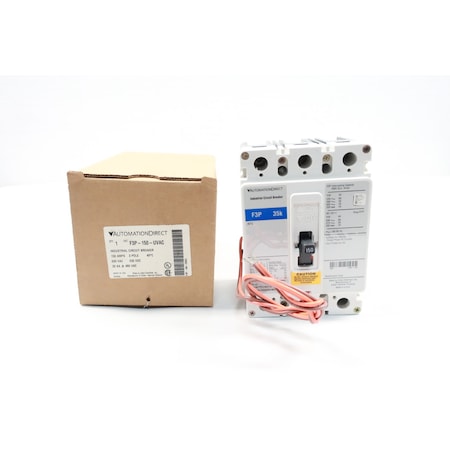 Automation Direct F3P-150-Uvac 3P 150A Amp 600V-Ac Molded Case Circuit Breaker F3P-150-UVAC